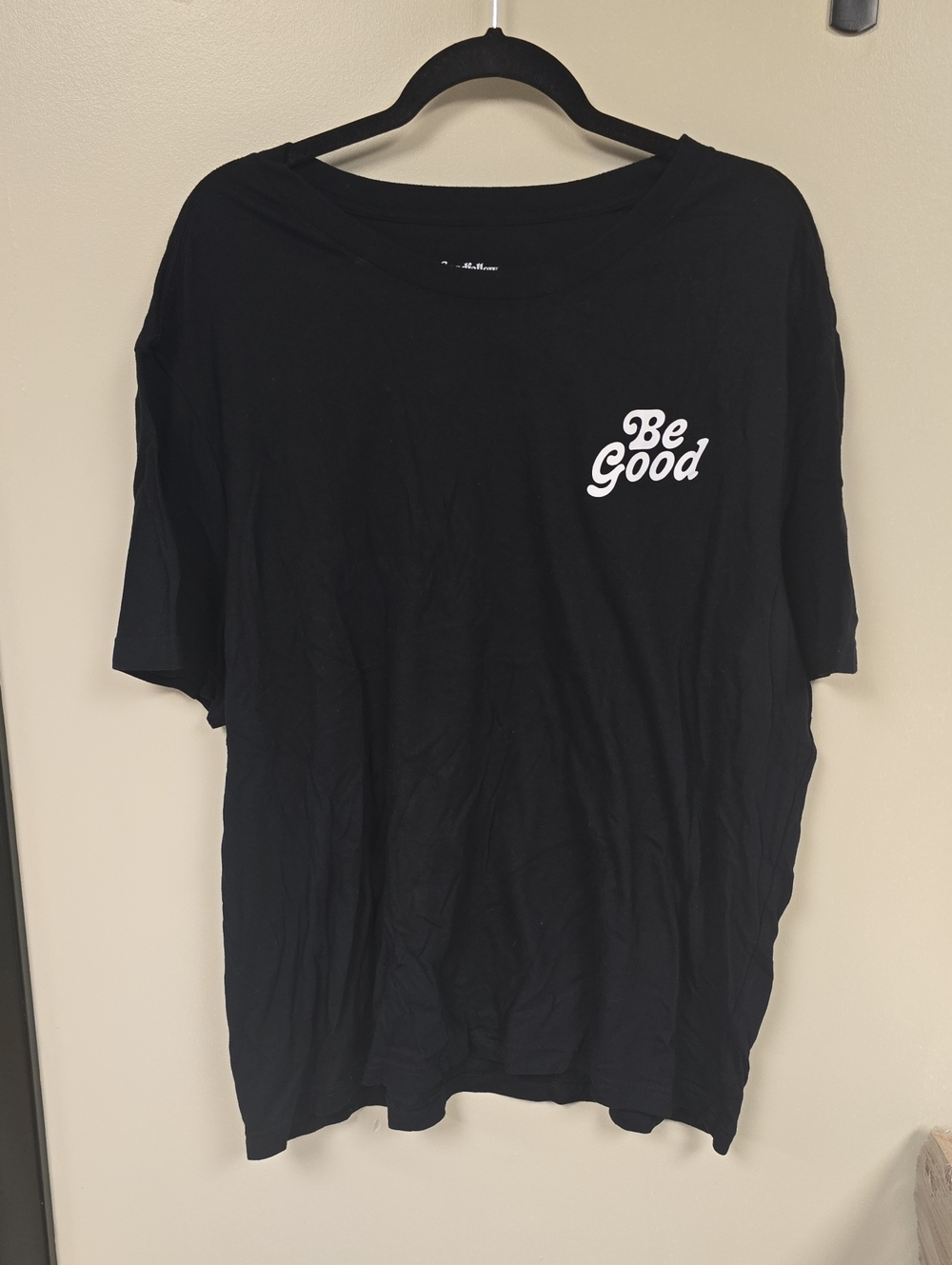 Goodfellow & Co Black 'Be Good' Short Sleeve Tee